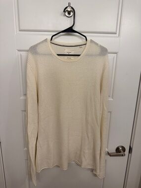 Men Billy Reid Cotton Cashmere Sweater Size XL